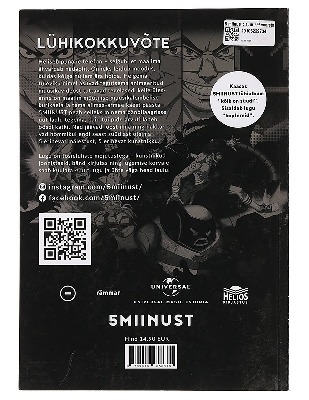 5 miinust : suur süü veeretamine kriitilisel ajal - Nukk, Ats - Sarjakuvat - 10105389352 - 1
