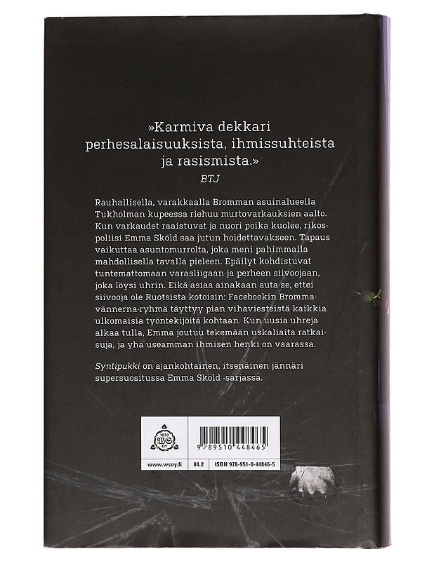Syntipukki - Sarenbrant, Sofie - Jännitys ja dekkarit - 10105389361 - 1