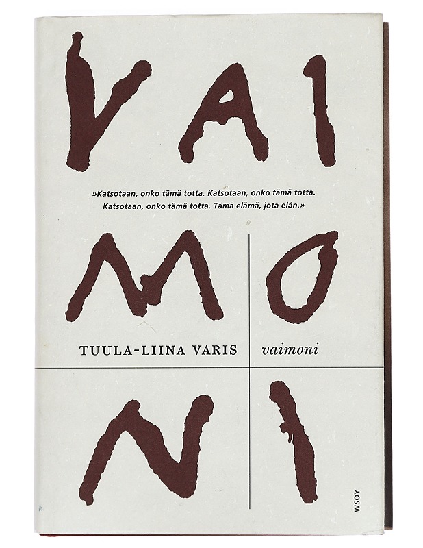 Vaimoni - Tuula-Liina Varis - Romaanit ja novellit - 10105389365 - 0