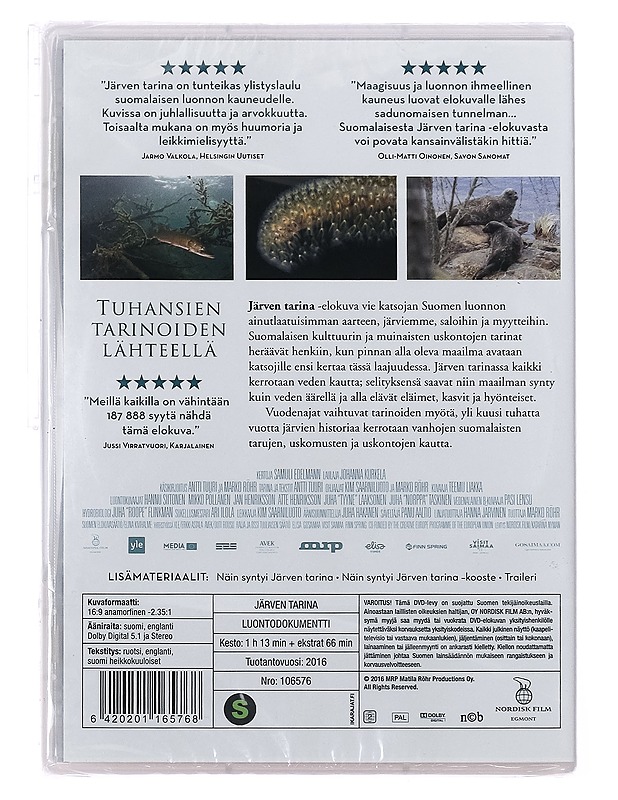 Järven tarina - DVD - DVD-elokuvat - 10105389409 - 1