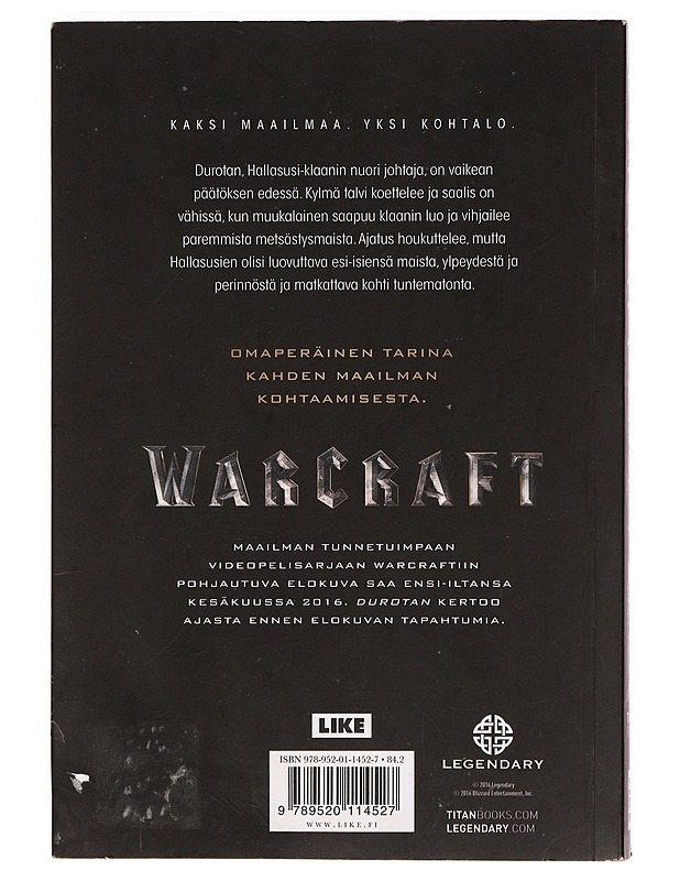 Warcraft : Durotan - Golden, Christie - Fantasia- ja scifi - 10105389441 - 1