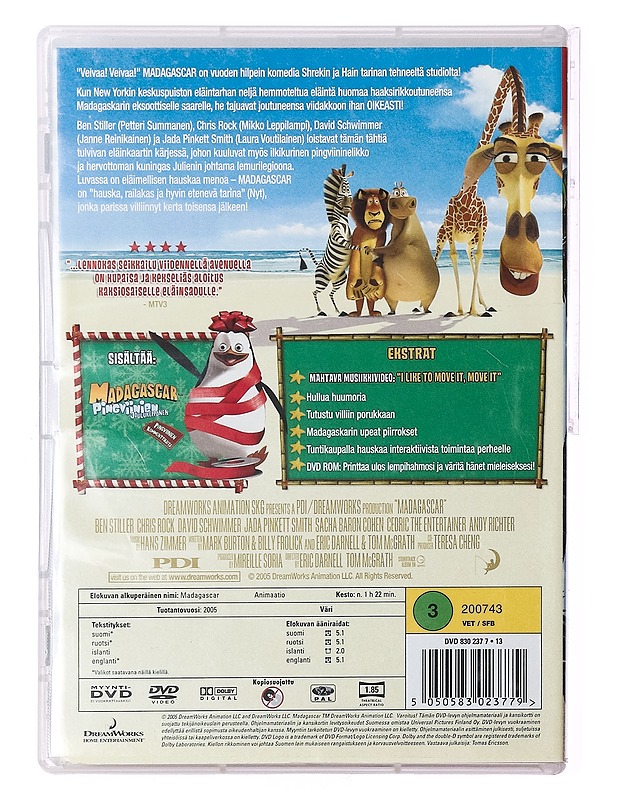 Madagascar - DVD - DVD-elokuvat - 10105389456 - 1