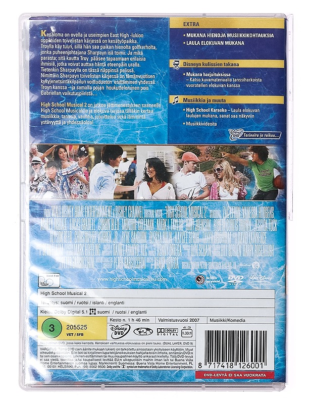 High School Musical 2 - DVD - DVD-elokuvat - 10105389466 - 1
