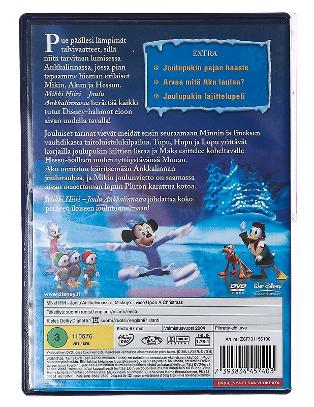 Mikki Hiiri joulu ankkalinnassa - DVD - DVD-elokuvat - 10105389469 - 1