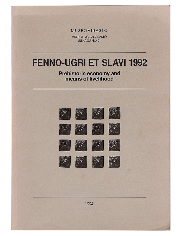 Fenno-ugri et slavi 1992 - Paula Purhonen - Tietokirjat ja oppaat - 10105389487 - 0