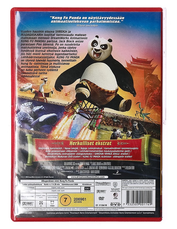 Kung Fu Panda - DVD - DVD-elokuvat - 10105389485 - 1