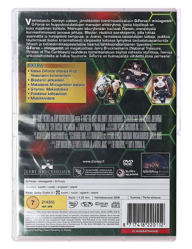 G-force miniagentit - DVD - DVD-elokuvat - 10105389522 - 1