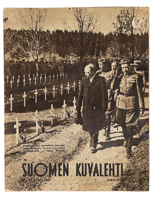 Suomen kuvalehti N:o 21 - 22.5. 1943 - Historiakirjat - 10105389539 - 0