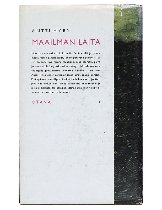 Maailman laita - Antti Hyry - Romaanit ja novellit - 10105389557 - 1