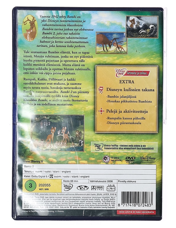 Bambi 2 - DVD - DVD-elokuvat - 10105389591 - 1