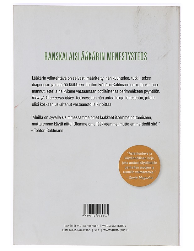 Terve järki on paras lääke - Saldmann, Frédéric - Tietokirjat ja oppaat - 10105389620 - 1