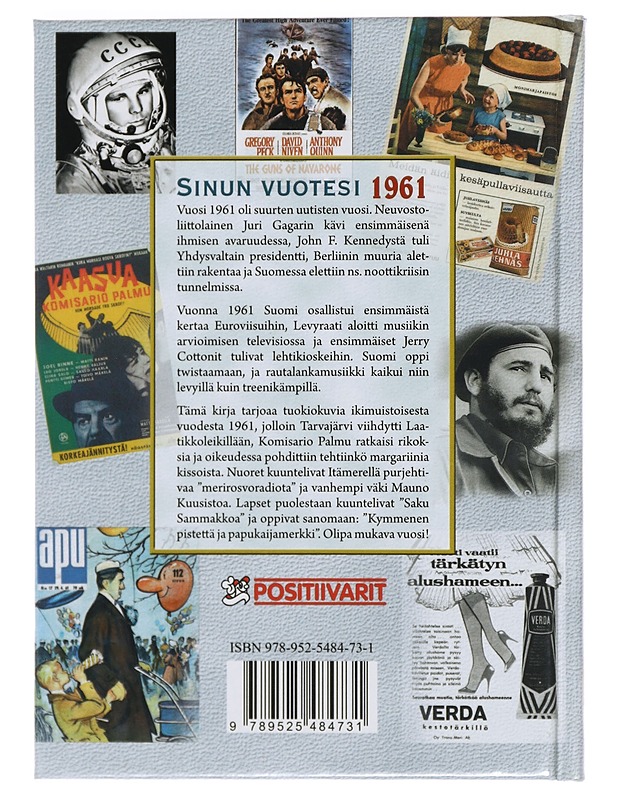 Sinun vuotesi 1961 - Töytäri, Juhani - Historiakirjat - 10105389646 - 1