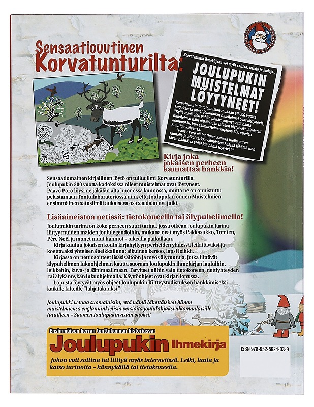 Joulupukki: Muistelmani : mitä tapahtui 1000 vuotta sitten, kun joulupukin joulu syntyi : joulupukin oma alkuperäinen tarina - Valtonen, Pirkko - Lehdet - 10105389671 - 1