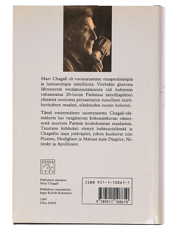 [Marc Chagall] - Alexander, Sidney - Elämäkerrat ja muistelmat - 10105389672 - 1