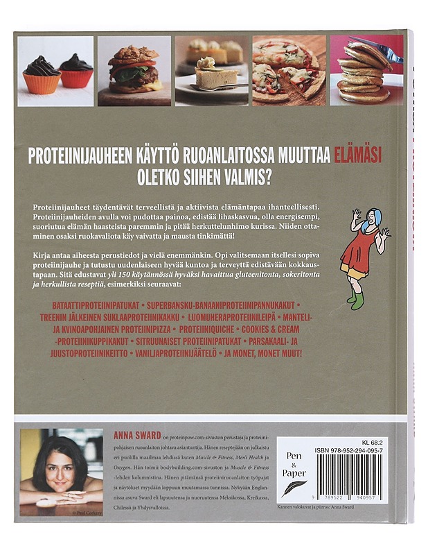 Potkua proteiinista : suuri proteiinikeittokirja : ajattele pirtelöä pidemmälle - Sward, Anna - Ruokakirjat - 10105389687 - 1