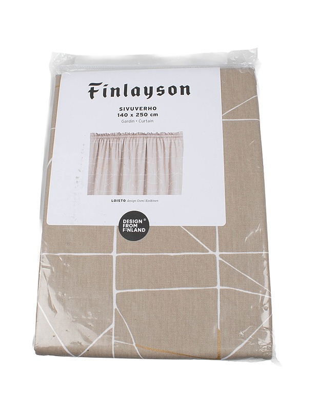 FINLAYSON Loisto sivuverho, 140x250 cm - Designsuosikit - 10105389763 - 0