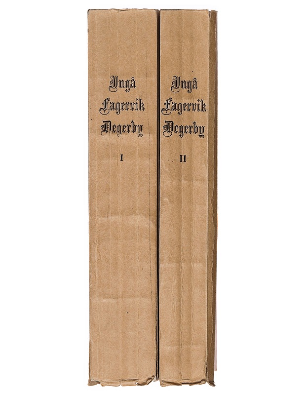 Ingå Fagervik Degerby 1-2 - Alf Brenner - Historiakirjat - 10105389765 - 1