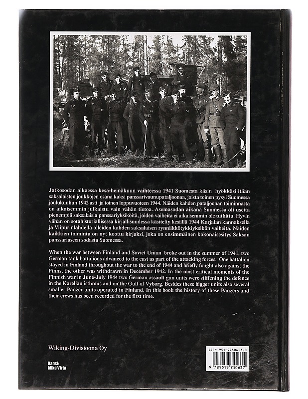 Wehrmachtin panssarit Suomessa : saksalaiset panssariyksiköt Suomessa 1941-1944 = Panzer units in Finland 1941-1944 - Kari Kuusela - Historiakirjat - 10105389787 - 1