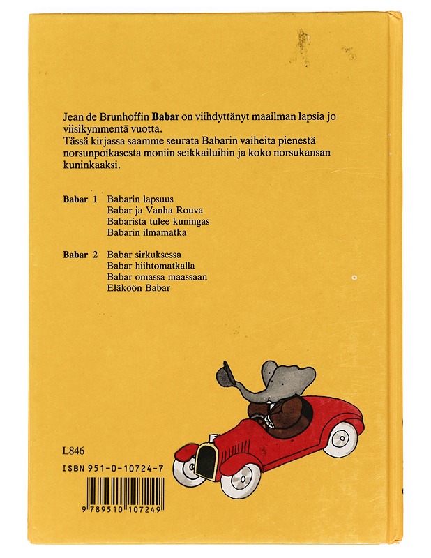 Babar. [1] - Brunhoff, Jean de - Lastenkirjat - 10105389801 - 1