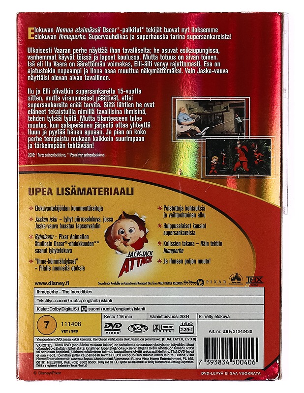 Ihmeperhe - DVD - DVD-elokuvat - 10105389811 - 1