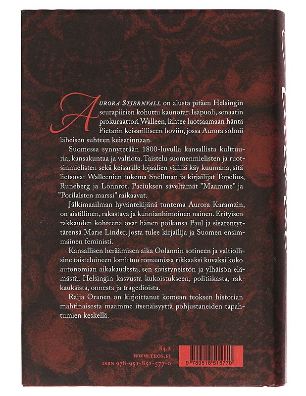 Aurora - Raija Oranen - Romaanit ja novellit - 10105389814 - 1