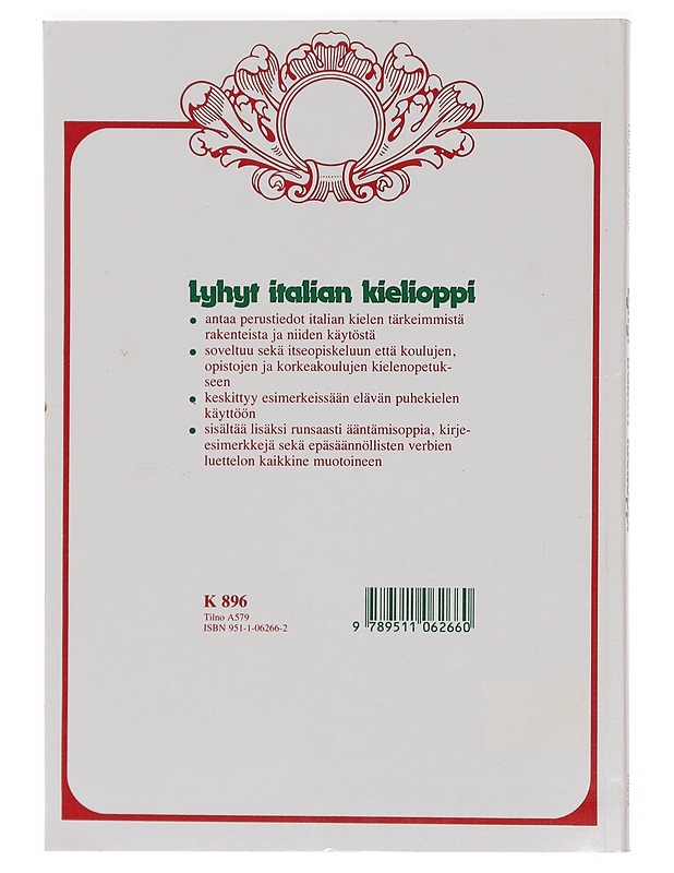 Lyhyt italian kielioppi - Heyman, Märta - Matkaoppaat ja sanakirjat - 10105389817 - 1