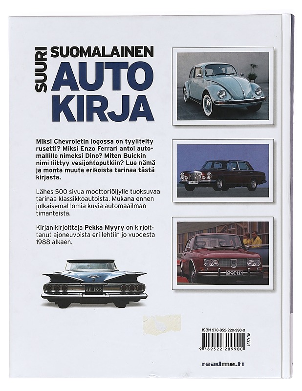 Suuri suomalainen autokirja - Pekka Myyry - Historiakirjat - 10105389837 - 1