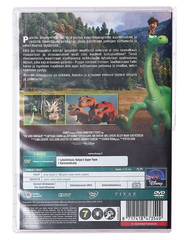 Kunnon Dinosaurus - DVD - DVD-elokuvat - 10105389914 - 1