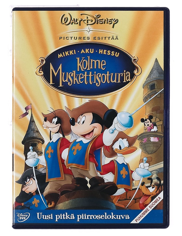Mikki Aku Hessu: Kolme Muskettisoturia - DVD - DVD-elokuvat - 10105389915 - 0
