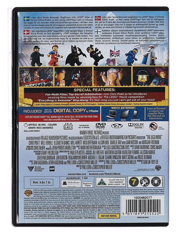 Lego movie - DVD - DVD-elokuvat - 10105389919 - 1