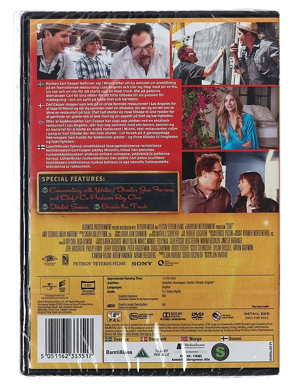 Chef - DVD - DVD-elokuvat - 10105390000 - 1