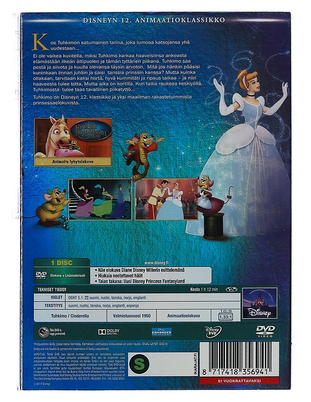 Tuhkimo - DVD - DVD-elokuvat - 10105390010 - 1