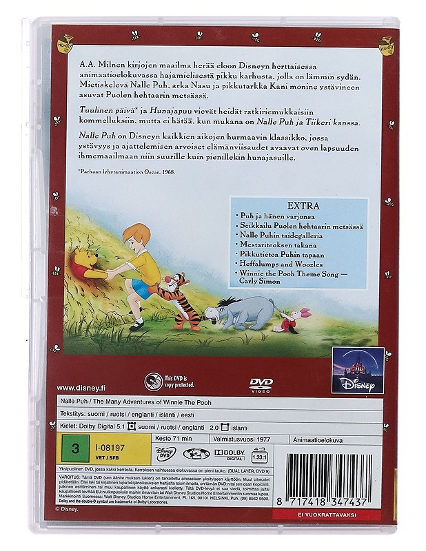 Nalle Puh - DVD - DVD-elokuvat - 10105390021 - 1