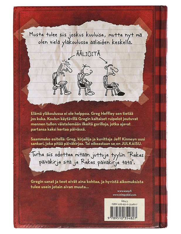 Neropatin päiväkirja : Greg Heffleyn julkaisu - Kinney, Jeff - Nuorten kirjat - 10105390052 - 1