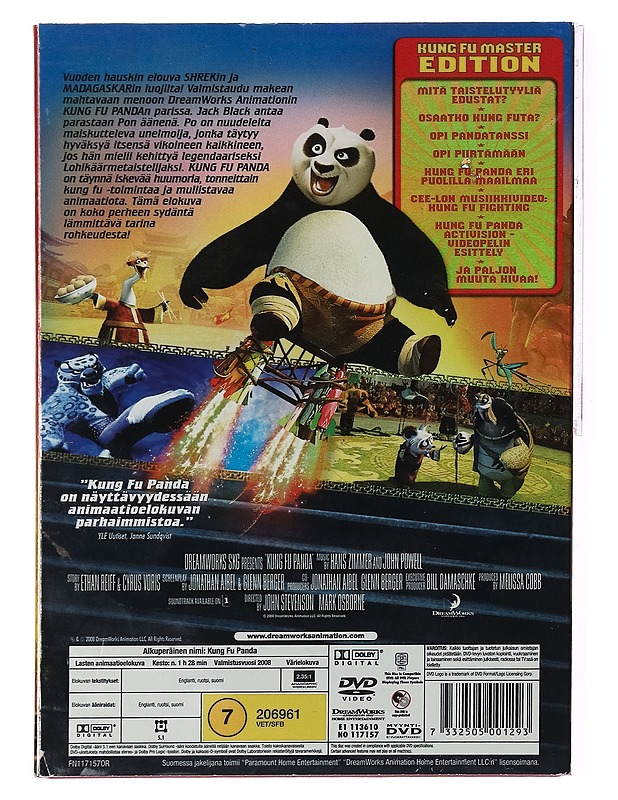 Kung Fu Panda - DVD - DVD-elokuvat - 10105390162 - 1