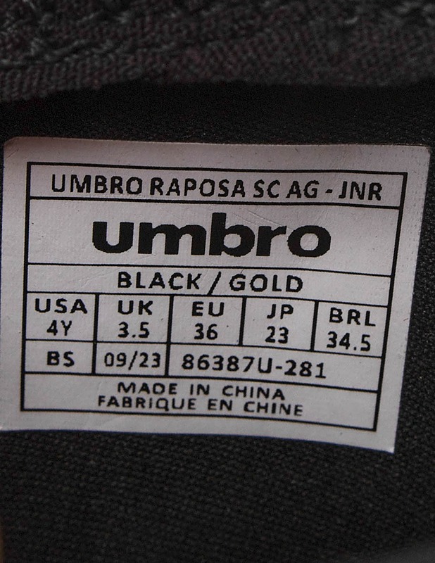 UMBRO RAPOSA SC AG - JNR jalkapallokengät, 37 - Jalkapallo - 10105390190 - 3