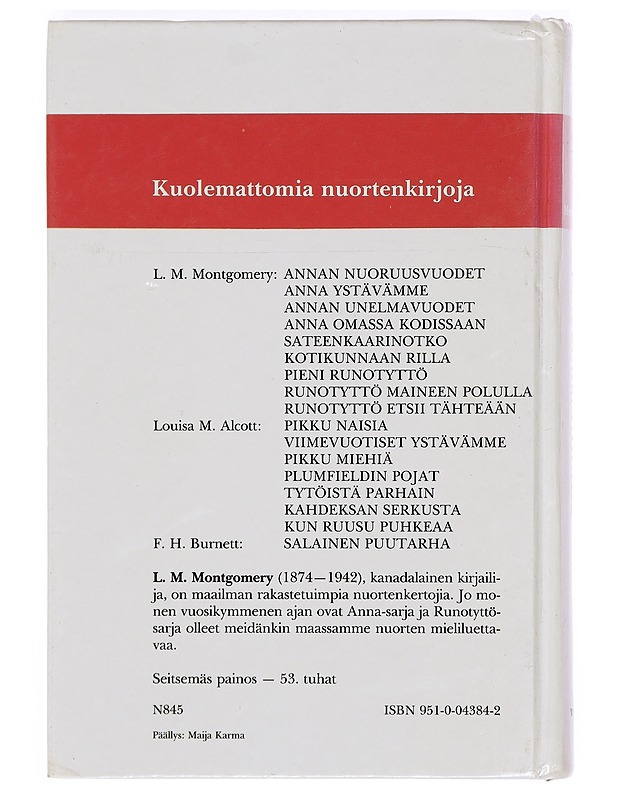 Sateenkaarinotko - Montgomery, L.M - Nuorten kirjat - 10105390196 - 1