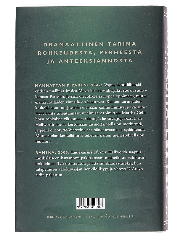 Ranskalainen valokuvaaja - Lester, Natasha - Romaanit ja novellit - 10105390205 - 1