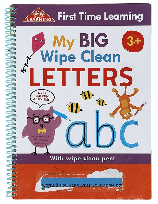 My big wipe clean letters, 3+ - Lastenkirjat - 10105390206 - 0