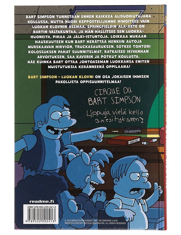 Bart Simpson : luokan klovni - Groening, Matt - Sarjakuvat - 10105390215 - 1