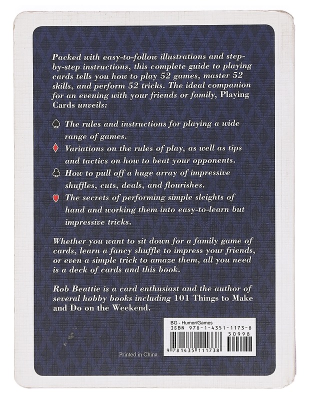 Playing Cards (The complete guide to: Games, Tricks, Skills) - Beattie, Rob - Tietokirjat ja oppaat - 10105390230 - 1