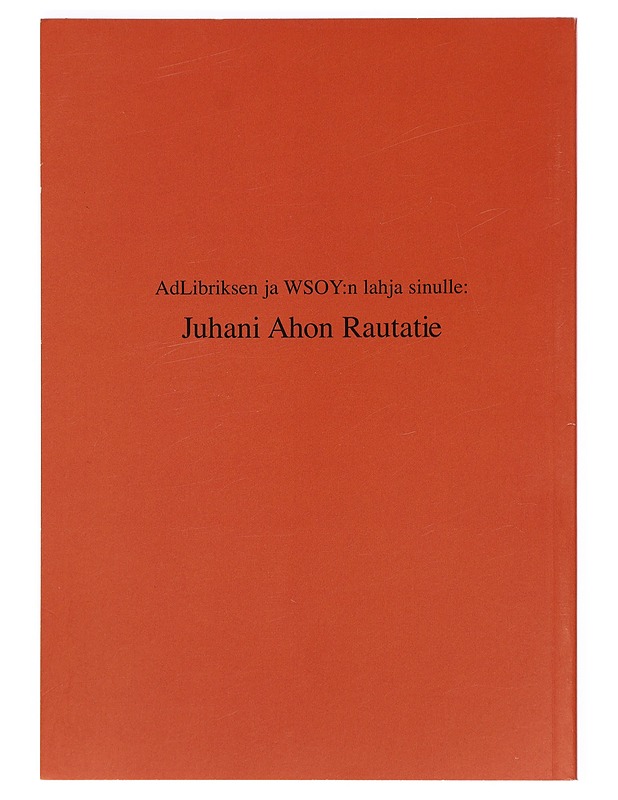 Rautatie - Aho, Juhani - Romaanit ja novellit - 10105390262 - 1