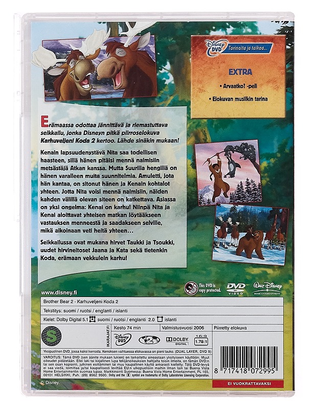 Karhuveljeni Koda 2 - DVD - DVD-elokuvat - 10105390265 - 1