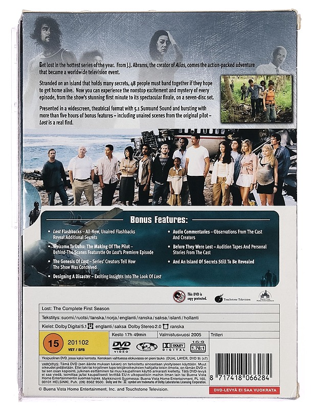 Lost: The complete first season 1 - DVD - DVD-elokuvat - 10105390307 - 1