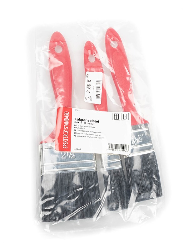 SPEKTER & STANDARD pensselisetti, 3 osaa - Rakennustarvikkeet - 10105390328 - 0