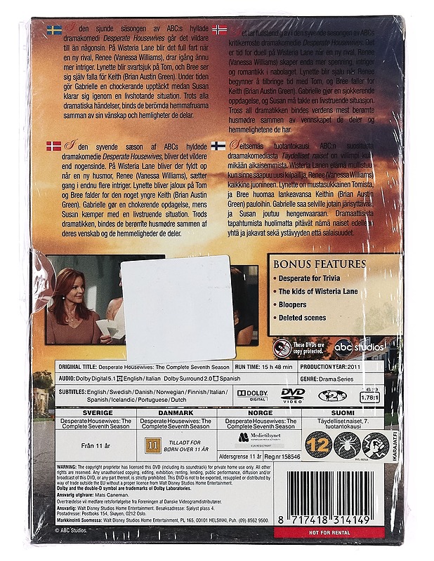 Desperate Housewives: The Complete Seventh Season - DVD - DVD-elokuvat - 10105390329 - 1