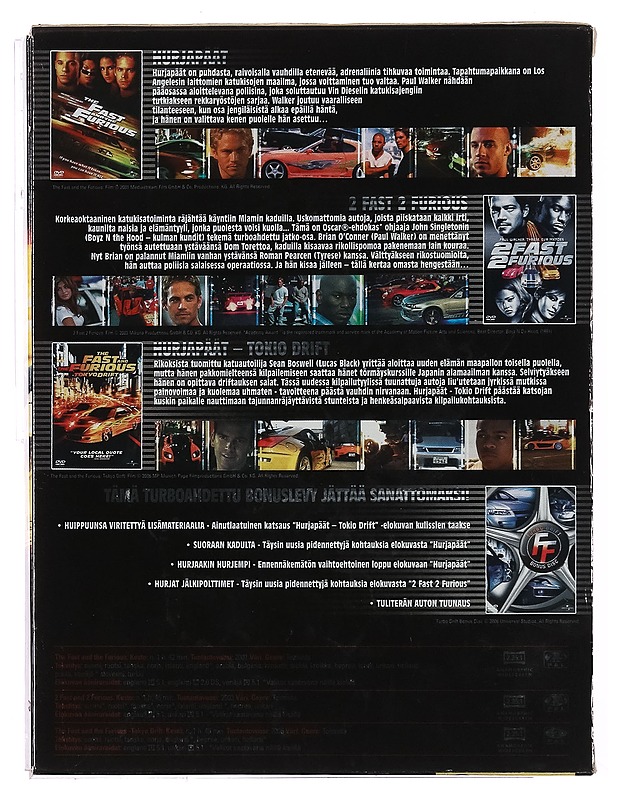 The Fast and the Furious Ultimate Collection - DVD - DVD-elokuvat - 10105390334 - 1