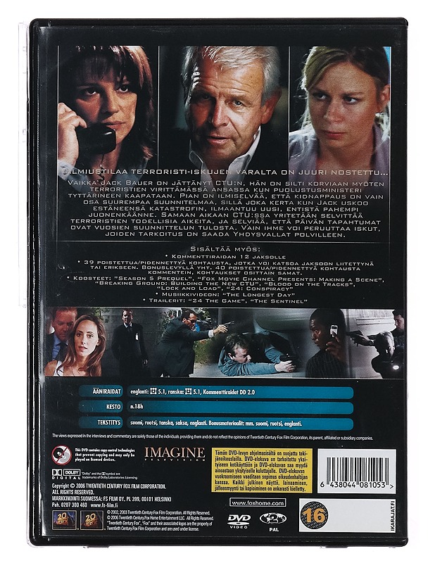 24: 4. tuotantokausi - DVD - DVD-elokuvat - 10105390349 - 1