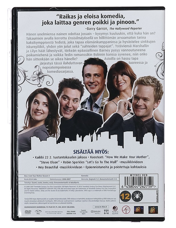 Ensisilmäyksellä: 2. tuotantokausi - DVD - DVD-elokuvat - 10105390351 - 1