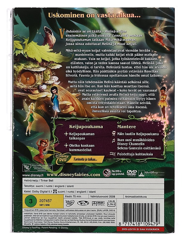 Helinä-keiju - DVD - DVD-elokuvat - 10105390358 - 1
